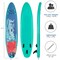 Inflatable Paddle Board with Adjustable Paddle, Carry Bag, and Full Equipment